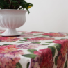 Tablecloth HORTENSIA, pink, with Teflon treatment