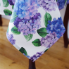 Tablecloth HORTENSIA, purple, with Teflon treatment