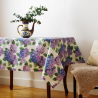 Tablecloth HORTENSIA, purple, with Teflon treatment