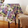 Tablecloth HORTENSIA, purple, with Teflon treatment