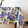 Tablecloth HORTENSIA, purple, with Teflon treatment