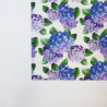 Tablecloth HORTENSIA, purple, with Teflon treatment