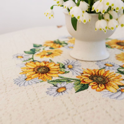 Tablecloth MIRASOL, round