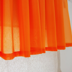 Upper curtain LAURA 11101 v.09, orange, READY CURTAIN