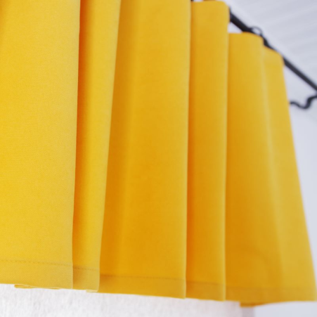 Upper curtain VINCE v.73, yellow, READY CURTAIN