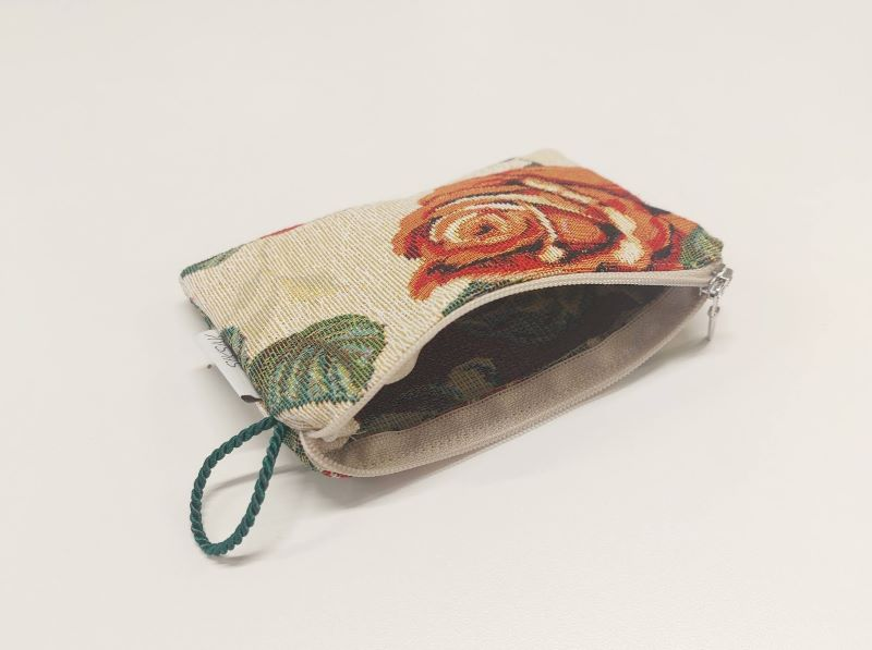 Cosmetic bag small without lining