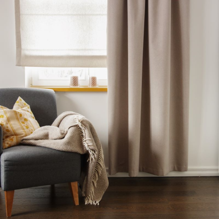 Blackout curtain IDOL v.04, beige, special price, READY CURTAIN