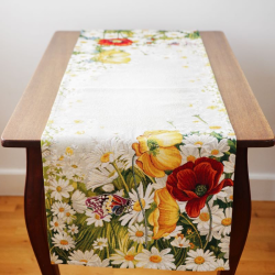 Table runner DAISIES