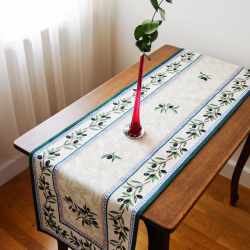 Table runner BAENA-olives