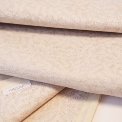 Tablecloth GAR v.33, light beige, round, with Teflon treatment