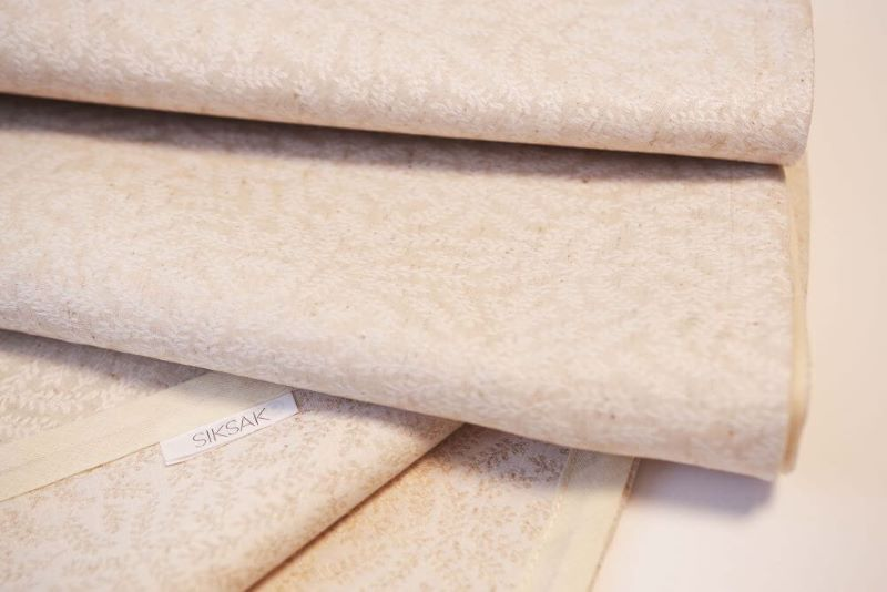 Tablecloth GAR v.33, light beige, round, with Teflon treatment