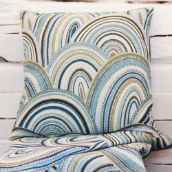 Cushion cover MUMBO v.23, turquoise