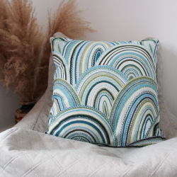 Cushion cover MUMBO v.23, turquoise