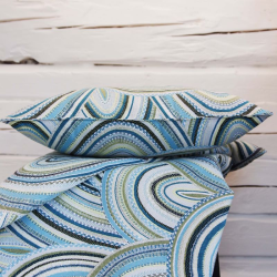 Cushion cover MUMBO v.23, turquoise blue