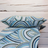 Cushion cover MUMBO v.23, turquoise blue