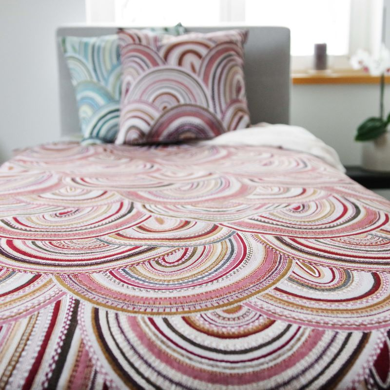 Bedspread MUMBO v.16, dusty pink