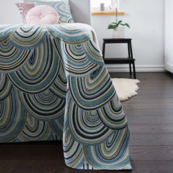 Bed cover MUMBO v.23, turquoise blue