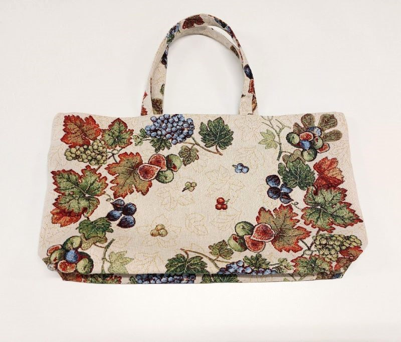 Carrying bag GRAPES, small, with zipper