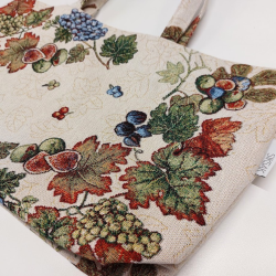 Carrying bag GRAPES, small, with zipper