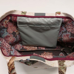 Carrying bag GRAPES, small, with zipper