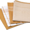 Kitchen towel GÖZZE 60057, set, v.16, mustard yellow