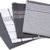 Kitchen towel GÖZZE 60057, set, v.91, dark grey