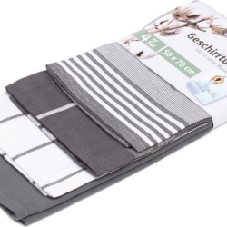 Kitchen towel GÖZZE 60057, set, v.91, dark grey