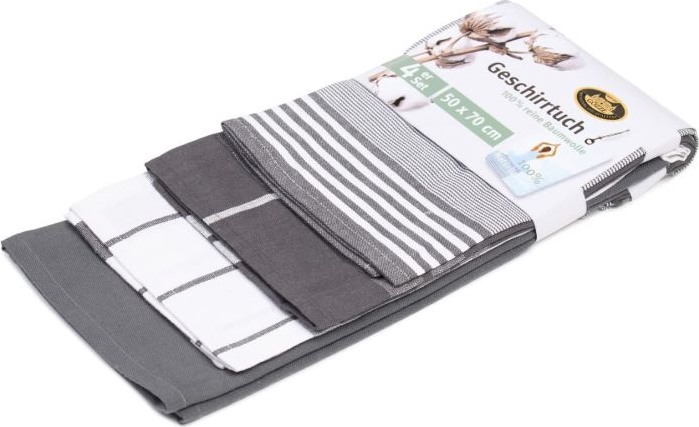 Kitchen towel GÖZZE 60057, set, v.91, dark grey