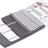 Kitchen towel GÖZZE 60057, set, v.91, dark grey