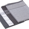 Kitchen towel GÖZZE 60057, set, v.91, dark grey