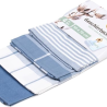 Kitchen towel GÖZZE 60057, set, v.50, blue