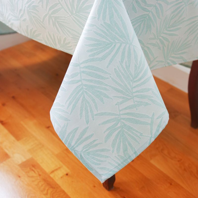 Tablecloth SENEKA v.24, aquamarine, rectangular, with Teflon treatment