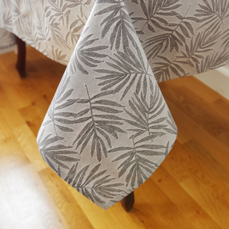 Tablecloth SENEKA v.304, anthracite, rectangular, with Teflon treatment