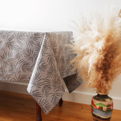 Tablecloth SENEKA v.304, anthracite, rectangular, with Teflon treatment