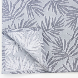 Tablecloth SENEKA v.304, anthracite, round, with Teflon treatment