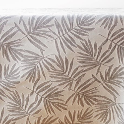 Tablecloth SENEKA v.304, anthracite, round, with Teflon treatment