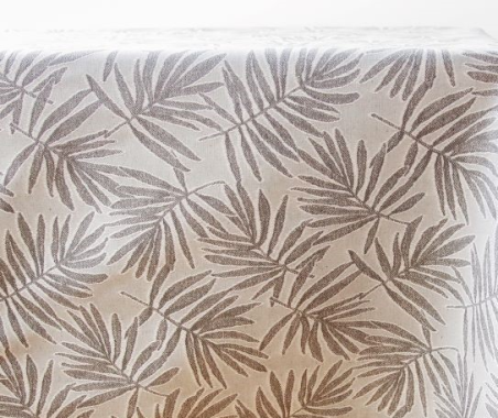 Tablecloth SENEKA v.304, anthracite, round, with Teflon treatment