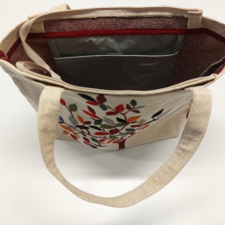 Carrying bag NERINE, small, with zipper