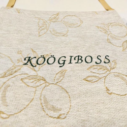 Apron SIDRUN, with embroidery