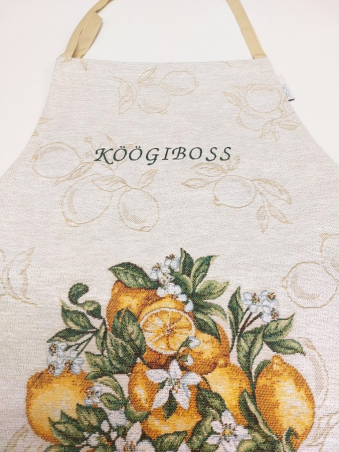 Apron SIDRUN, with embroidery