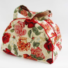 Travel bag ROSES, light