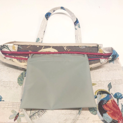 Tote bag LINNUD, with zip