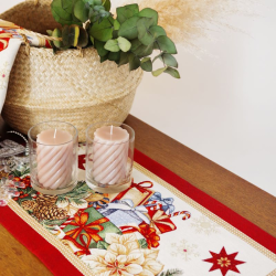 Christmas table runner HOUX small