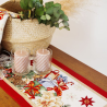 Christmas table runner HOUX small