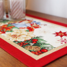Christmas table runner HOUX small