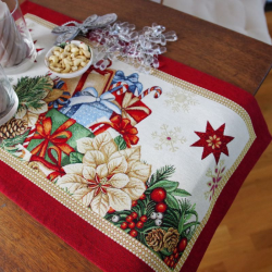 Christmas table runner HOUX small