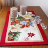 Christmas table runner HOUX small
