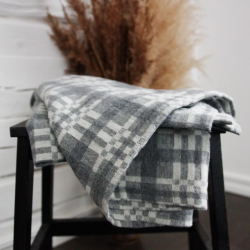 Throw / sofa cover NARUSKA v.91, grey