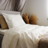 Bed linen MEZ 150x200cm, white, 50% linen