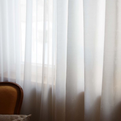 Sheer curtain SANDY v.50 white
